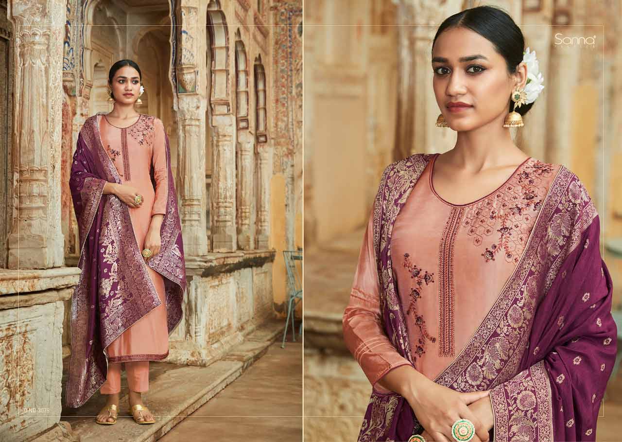 Sanna Silk Jacquard Premium Collection Of Salwar Suit Sanna Silk Jacquard Premium Collection Of Salwar Suit